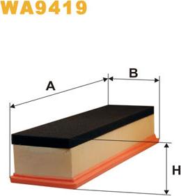 WIX Filters WA9419 - Filtre à air cwaw.fr