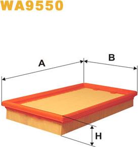 WIX Filters WA9550 - Filtre à air cwaw.fr