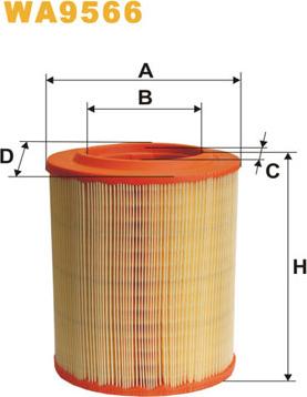 WIX Filters WA9566 - Filtre à air cwaw.fr