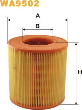 WIX Filters WA9502 - Filtre à air cwaw.fr