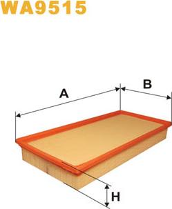 WIX Filters WA9515 - Filtre à air cwaw.fr