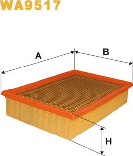 WIX Filters WA9517 - Filtre à air cwaw.fr