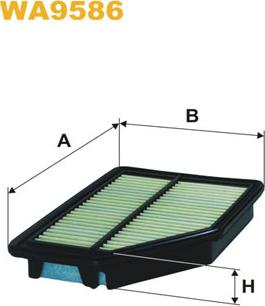 WIX Filters WA9586 - Filtre à air cwaw.fr