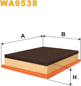 WIX Filters WA9538 - Filtre à air cwaw.fr