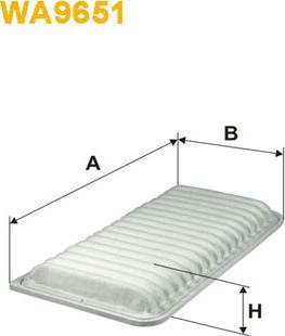 WIX Filters WA9651 - Filtre à air cwaw.fr