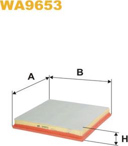 WIX Filters WA9653 - Filtre à air cwaw.fr