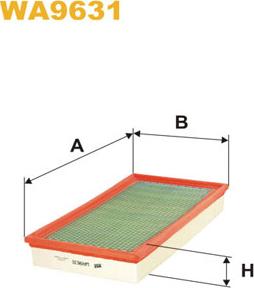 WIX Filters WA9631 - Filtre à air cwaw.fr