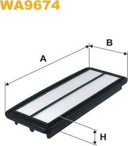 WIX Filters WA9674 - Filtre à air cwaw.fr