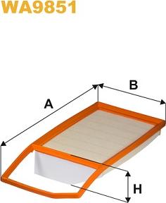 WIX Filters WA9851 - Filtre à air cwaw.fr