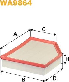 WIX Filters WA9864 - Filtre à air cwaw.fr