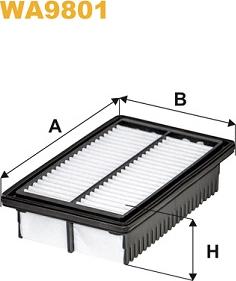 WIX Filters WA9801 - Filtre à air cwaw.fr