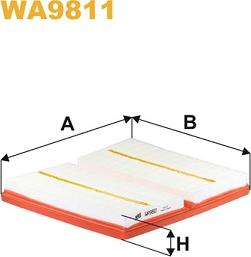 WIX Filters WA9811 - Filtre à air cwaw.fr