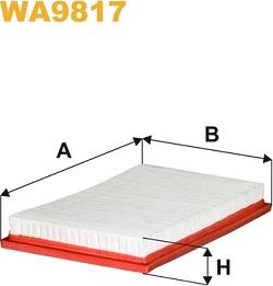 WIX Filters WA9817 - Filtre à air cwaw.fr