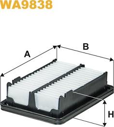 WIX Filters WA9838 - Filtre à air cwaw.fr