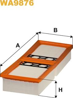 WIX Filters WA9876 - Filtre à air cwaw.fr