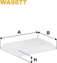 WIX Filters WA9877 - Filtre à air cwaw.fr