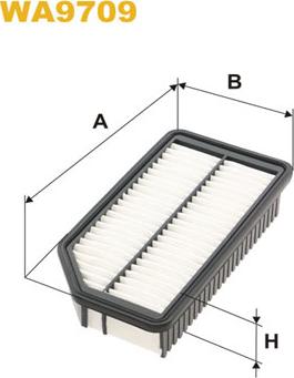 WIX Filters WA9709 - Filtre à air cwaw.fr