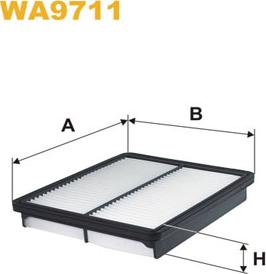 WIX Filters WA9711 - Filtre à air cwaw.fr