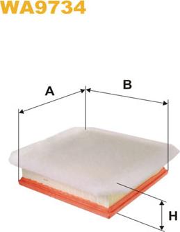 WIX Filters WA9734 - Filtre à air cwaw.fr