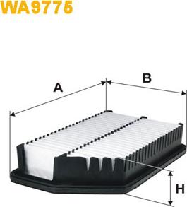 WIX Filters WA9775 - Filtre à air cwaw.fr