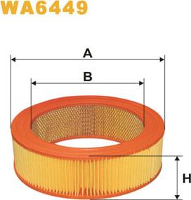 WIX Filters WA6449 - Filtre à air cwaw.fr