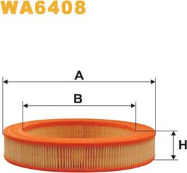 WIX Filters WA6408 - Filtre à air cwaw.fr