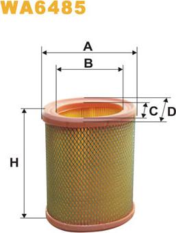 WIX Filters WA6485 - Filtre à air cwaw.fr