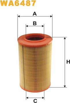 WIX Filters WA6487 - Filtre à air cwaw.fr