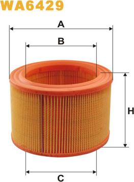 WIX Filters WA6429 - Filtre à air cwaw.fr