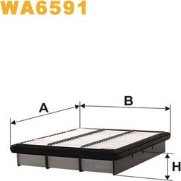 WIX Filters WA6591 - Filtre à air cwaw.fr