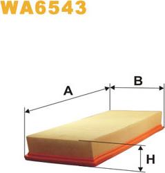 WIX Filters WA6543 - Filtre à air cwaw.fr