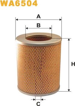 WIX Filters WA6504 - Filtre à air cwaw.fr