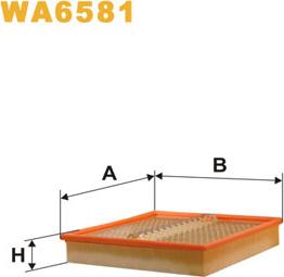 WIX Filters WA6581 - Filtre à air cwaw.fr