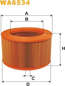 WIX Filters WA6534 - Filtre à air cwaw.fr