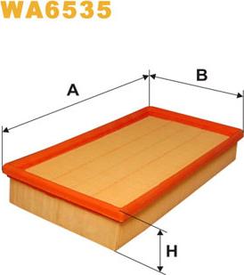 WIX Filters WA6535 - Filtre à air cwaw.fr