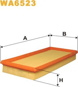 WIX Filters WA6523 - Filtre à air cwaw.fr