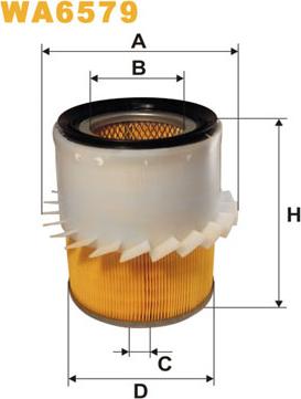 WIX Filters WA6579 - Filtre à air cwaw.fr