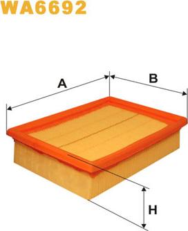 WIX Filters WA6692 - Filtre à air cwaw.fr