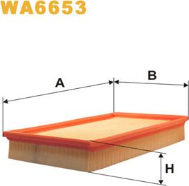 WIX Filters WA6653 - Filtre à air cwaw.fr