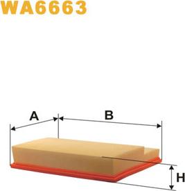 WIX Filters WA6663 - Filtre à air cwaw.fr