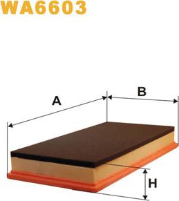 WIX Filters WA6603 - Filtre à air cwaw.fr
