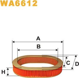 WIX Filters WA6612 - Filtre à air cwaw.fr