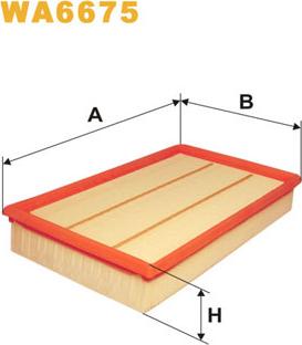 WIX Filters WA6675 - Filtre à air cwaw.fr