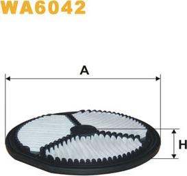 WIX Filters WA6042 - Filtre à air cwaw.fr