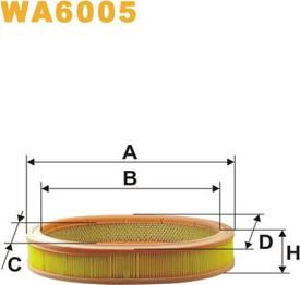 WIX Filters WA6005 - Filtre à air cwaw.fr