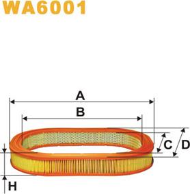 WIX Filters WA6001 - Filtre à air cwaw.fr