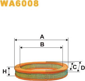 WIX Filters WA6008 - Filtre à air cwaw.fr