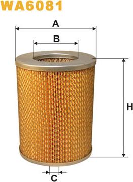 WIX Filters WA6081 - Filtre à air cwaw.fr