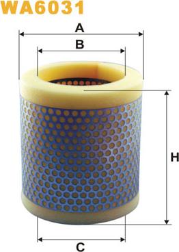 WIX Filters WA6031 - Filtre à air cwaw.fr