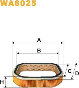 WIX Filters WA6025 - Filtre à air cwaw.fr